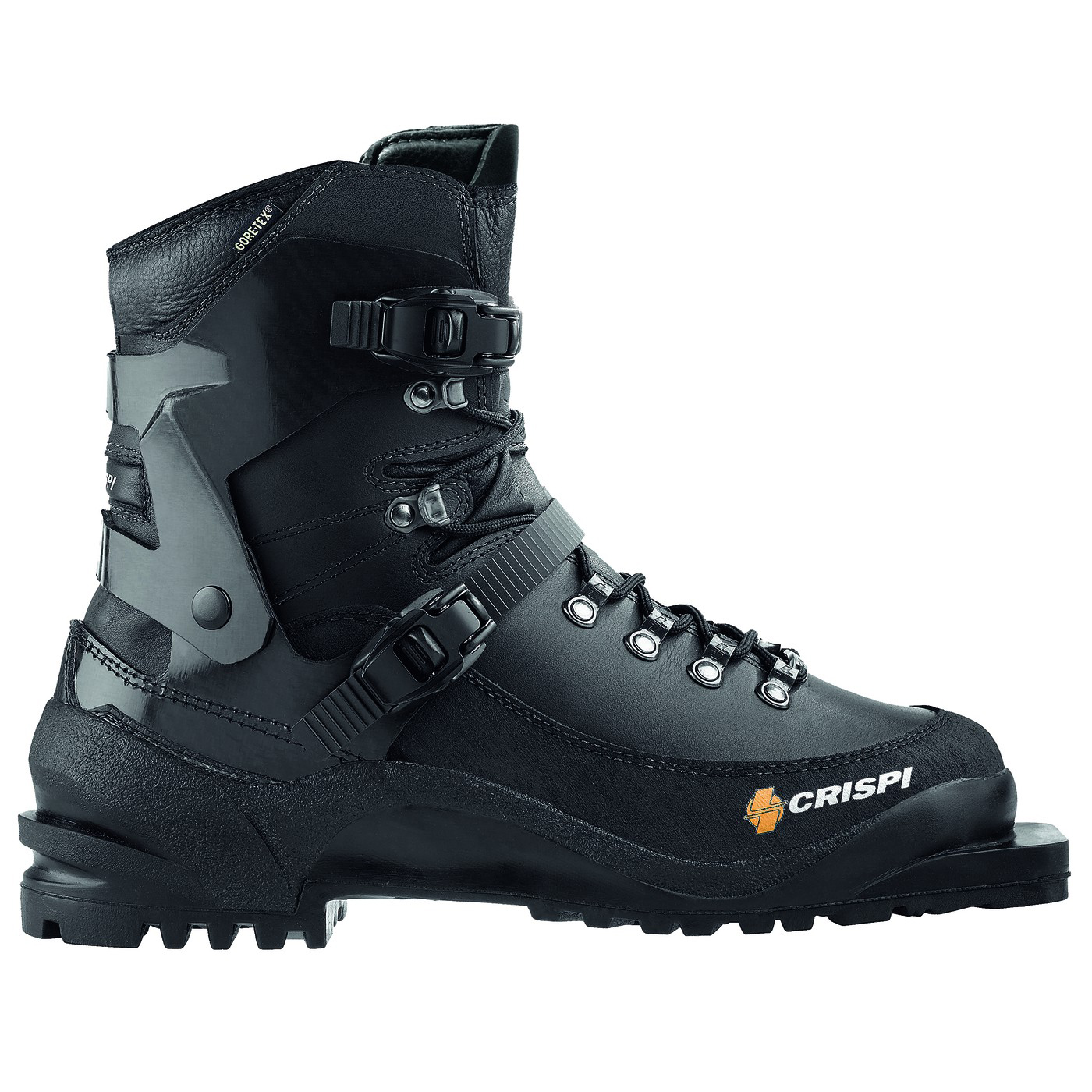 Botte De Chasse Crispi Titan Noir Orange | 605873-OHD