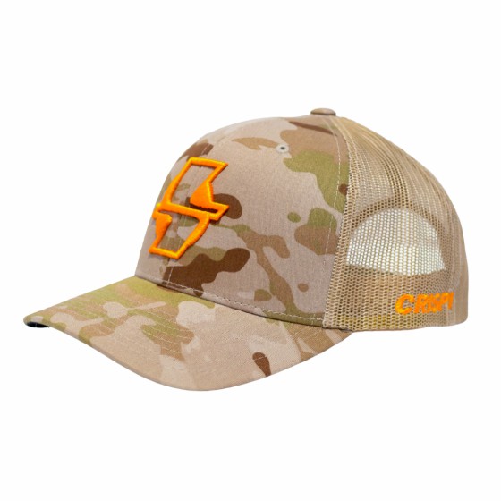 Chapeaux Crispi Yupoong Snapback Kaki | 390571-GBC
