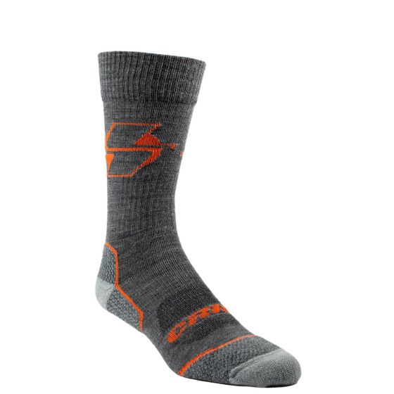 Chaussette Crispi San Juan Merino Crew Grise Foncé | 604537-ABN