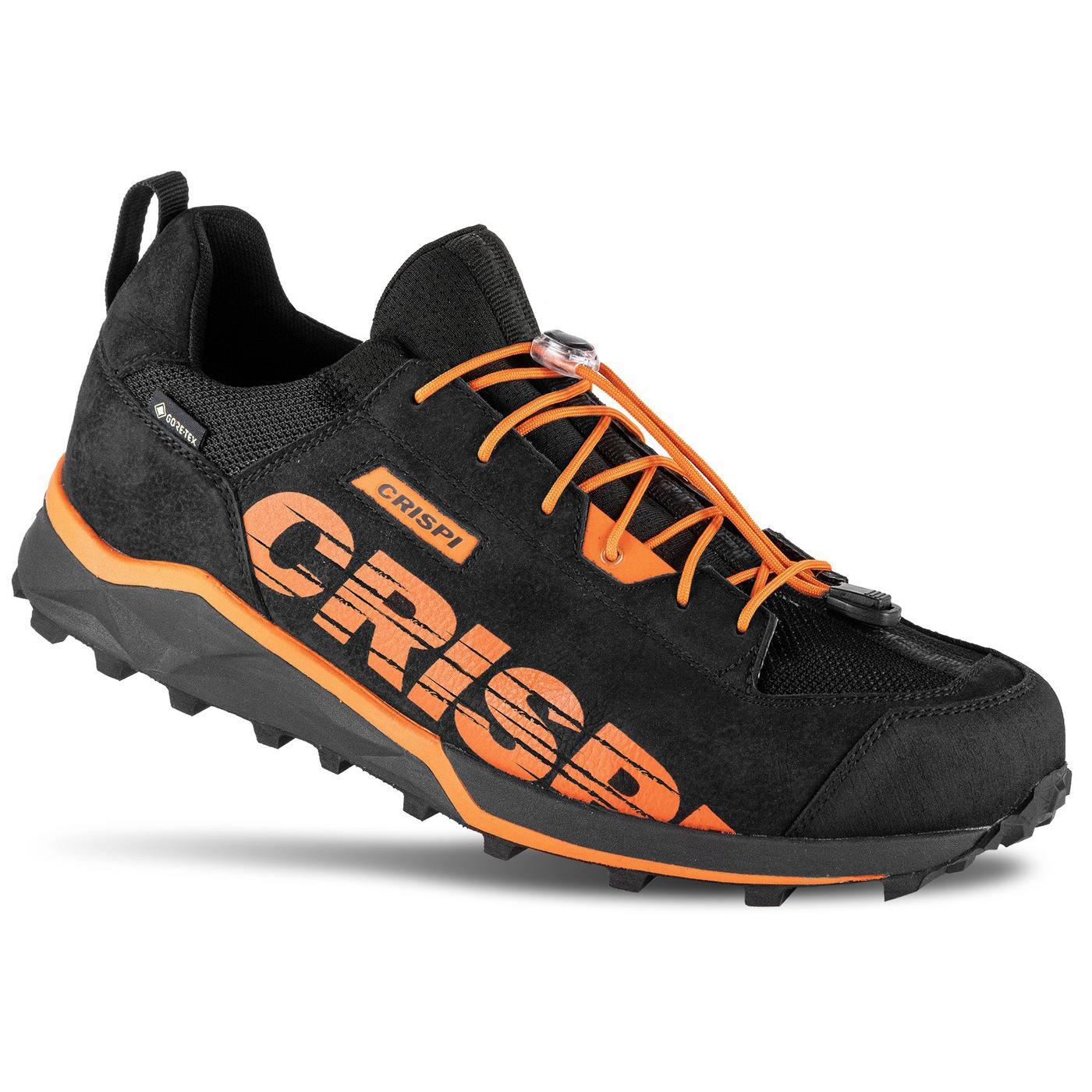 Chaussure Montagne Crispi Attiva Mid Noir Orange | 189547-PZJ