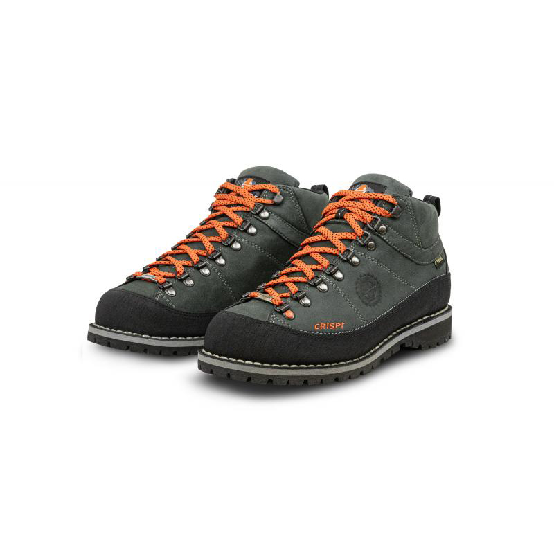 Chaussure Montagne Crispi Monaco Premium GTX Grise Foncé | 907345-OQL