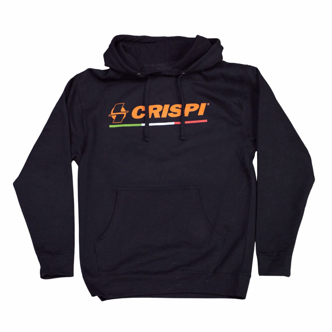 Sweat À Capuche Crispi Italy Flag Noir | 329718-BYZ