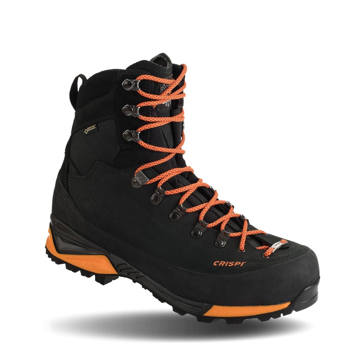 Botte De Chasse Crispi Briksdal SF GTX Noir Orange | 609845-LJG
