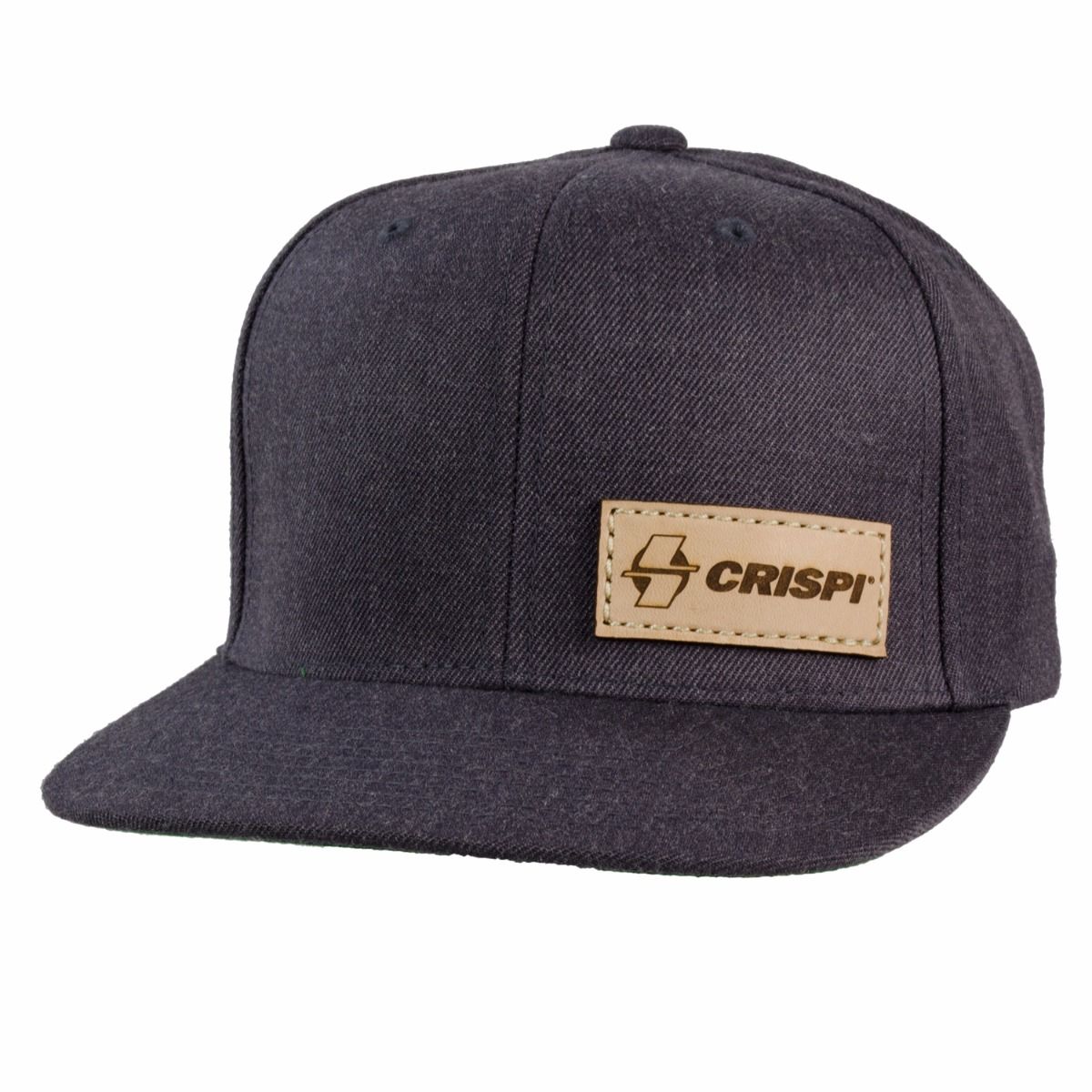 Chapeaux Crispi Cuir Patch Classiche Bleu Marine | 497205-NEW