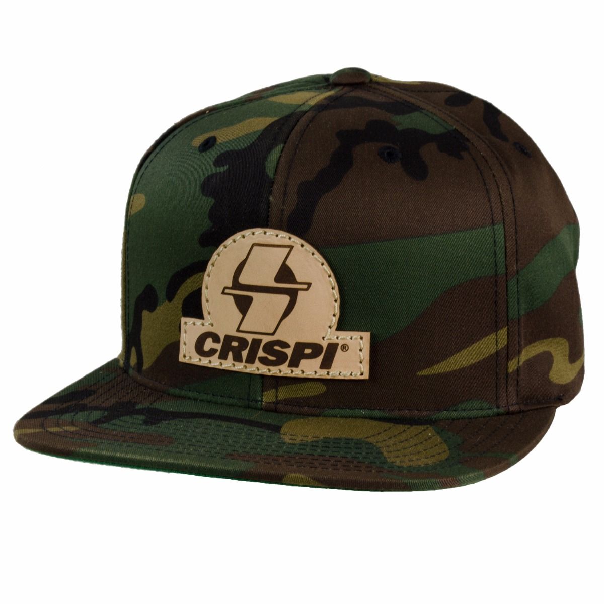 Chapeaux Crispi Cuir Patch Classiche Camouflage | 831602-JUB