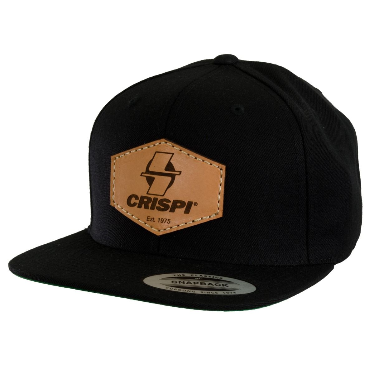 Chapeaux Crispi Cuir Patch Classiche Noir | 280976-ENL