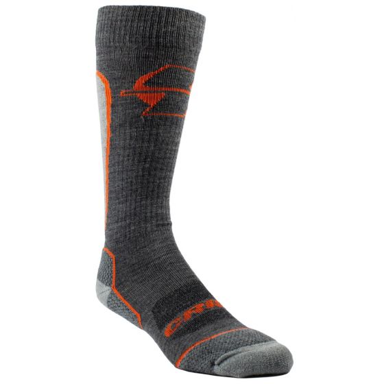 Chaussette Crispi Manti Legere Merino Mid-Calf Grise | 258614-XUP