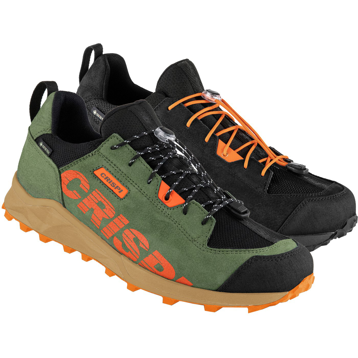 Chaussure Montagne Crispi Attiva Low Noir Orange | 346918-GTD