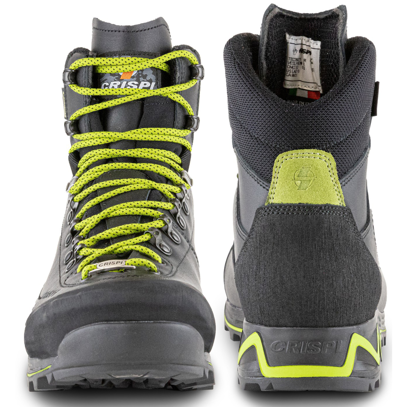 Chaussure Montagne Crispi Briksdal Noir Orange | 032695-OVJ