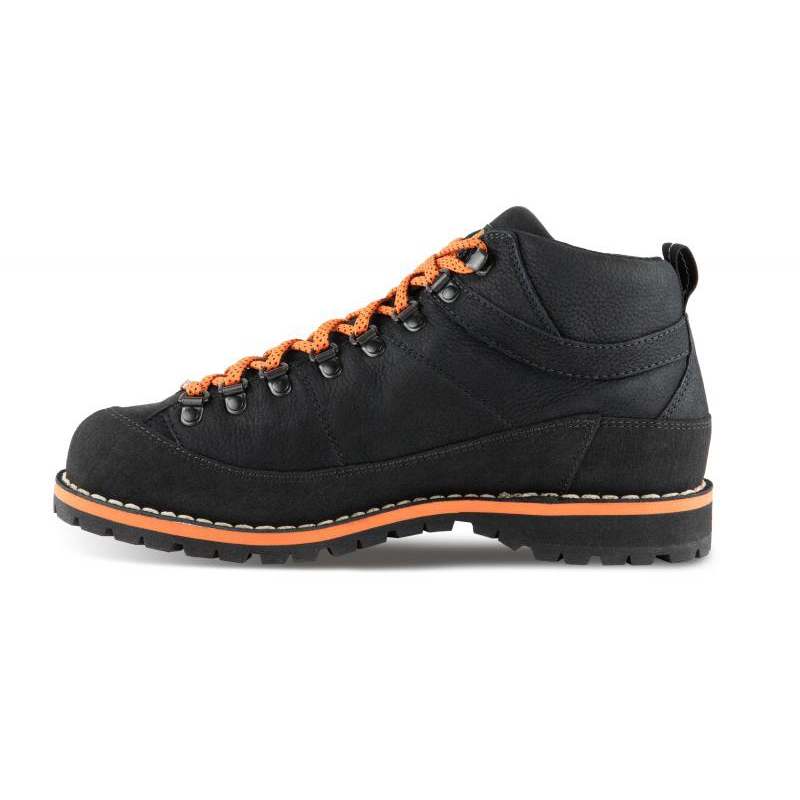 Chaussure Montagne Crispi Monaco Premium GTX Noir Orange | 025671-GSZ