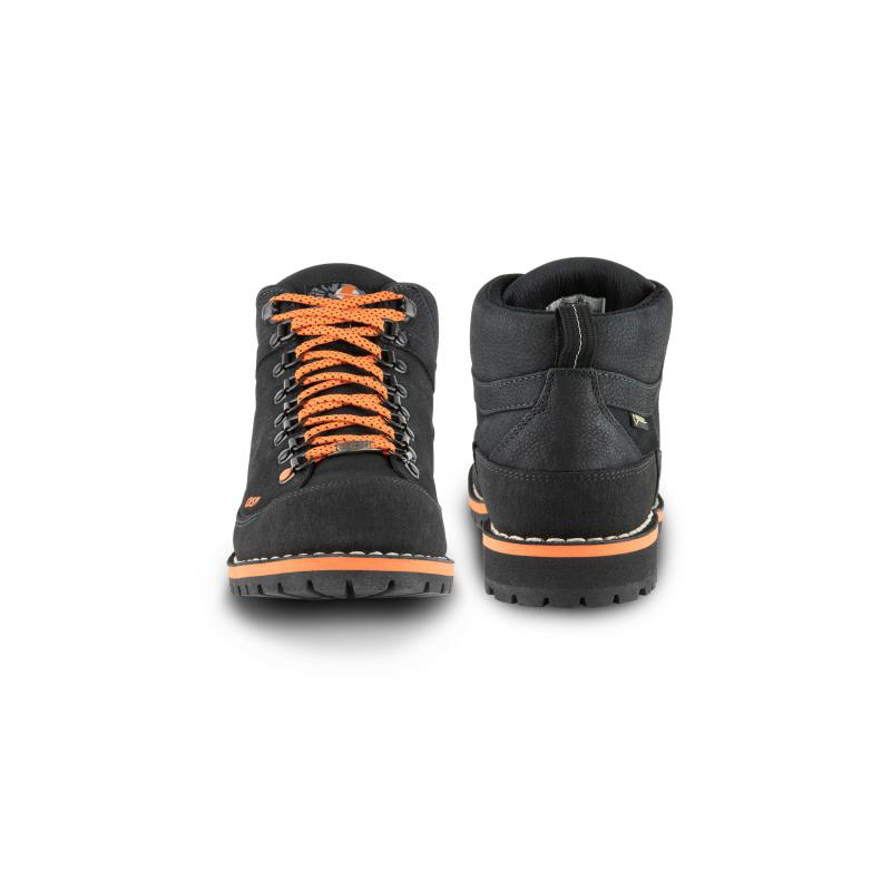 Chaussure Montagne Crispi Monaco Premium GTX Noir Orange | 025671-GSZ