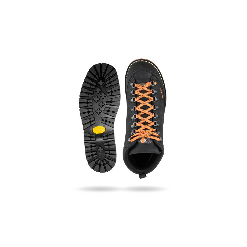 Chaussure Montagne Crispi Monaco Premium GTX Noir Orange | 025671-GSZ