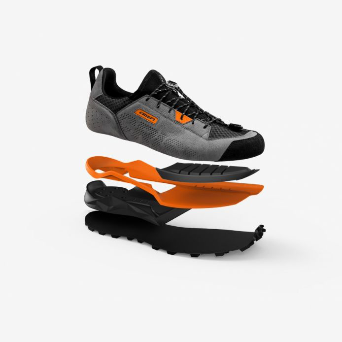Chaussures Running Crispi Attiva Grise | 260789-FYG