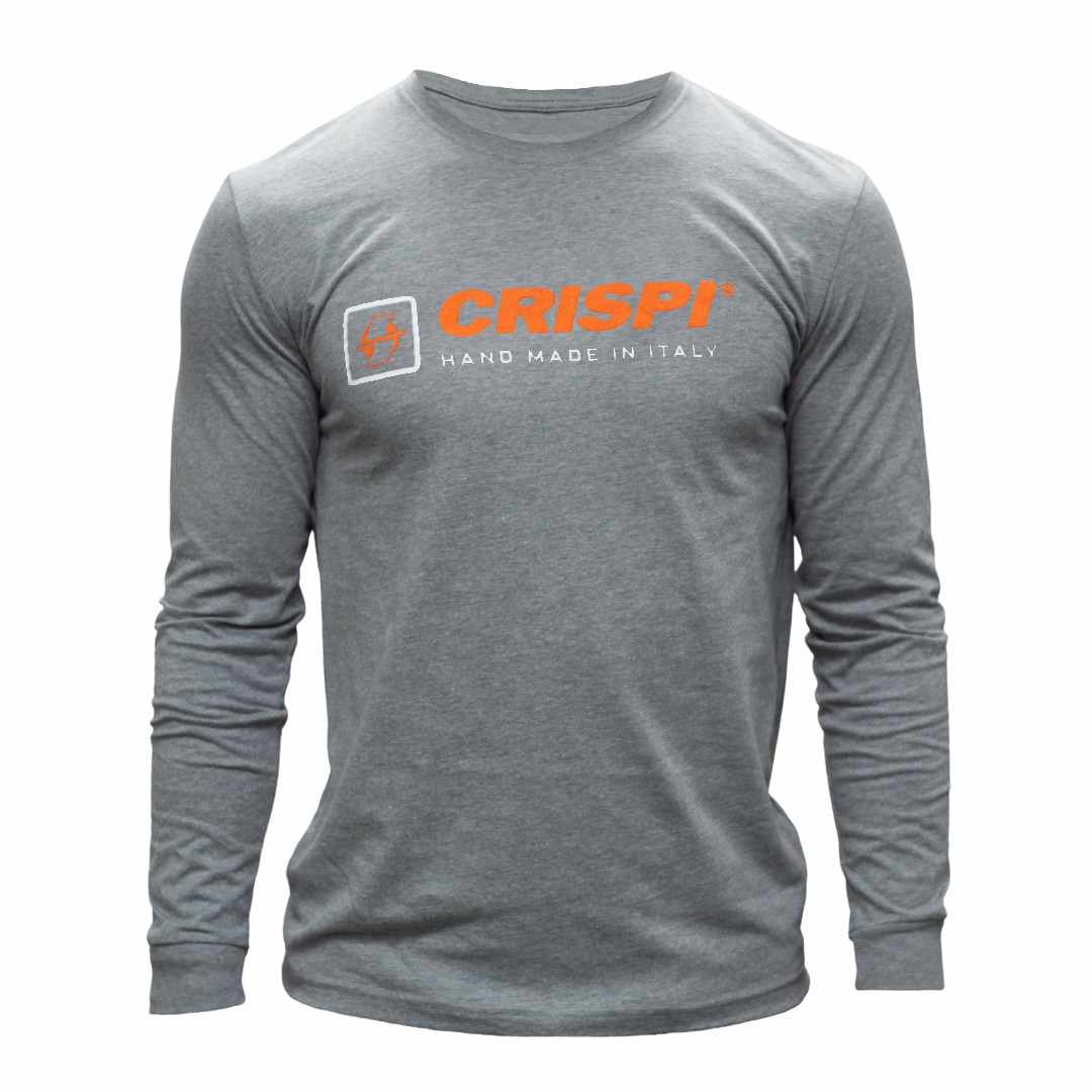 T-Shirts Crispi Shop Long Sleeve Grise | 031982-YPH
